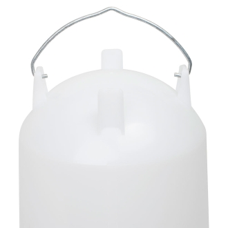 Geflügeltränke 12 Liter grün, Hühnertränke, Stülptränke mit Bajonettverschluss und Aufhängung