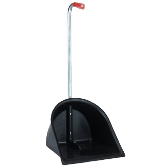 Mistboy-Set: Mistboy 75cm, schwarz +Fächerbesen 11 Zinken, Mistschaufel zum Ausmisten