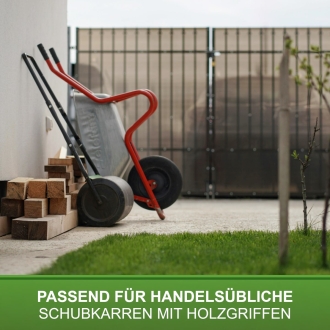 Schubkarrengriffe 25mm, Eschenholz, unlackiert, Karrengriffe, Holzgriffe - 2 Stück