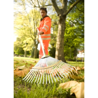 FLORA Profi-Laubbesen, mit Schlaufendülle, verstellbare Arbeitsbreite 32-48cm, ohne Stiel