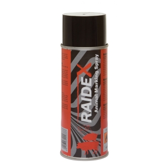 Raidex Viehzeichenspray 200ml Rot, Markierungsspray zur Kennzeichnung von Tieren