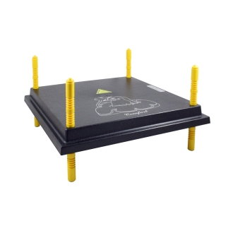 Küken-Wärmeplatte Comfort 40x40cm, 38 Watt, Heizplatte für die Kükenaufzucht