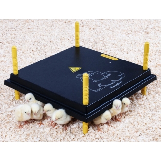 Küken-Wärmeplatte Comfort 40x40cm, 38 Watt, Heizplatte für die Kükenaufzucht