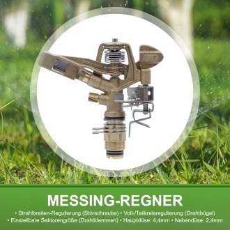 Vyrsa Kreisregner VYR-60, 3/4 Zoll, Sektorenregner, Impulsregner, Segmentregner