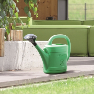 Gießkanne Spring 10 Liter, grün, Kunststoff, Blumengießkanne, abnehmbare Brause