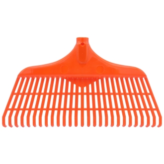 Laubbesen 40cm, 27 Zinken, Kunststoff, Gartenrechen, Laubrechen, Gartenbesen ohne Stiel