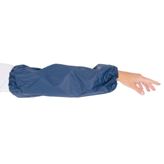 Hygostar Schutzärmel Polyester blau, Ärmelschoner mit Gummizug - 2 Stück