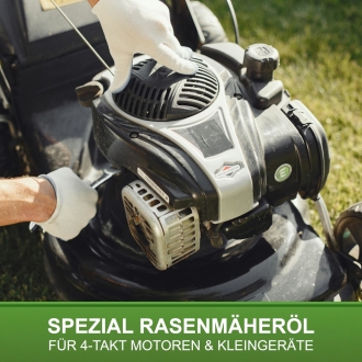 Kajo Spezial Rasenmäheröl 1000ml - für 4-Takt Motoren und Kleingeräte