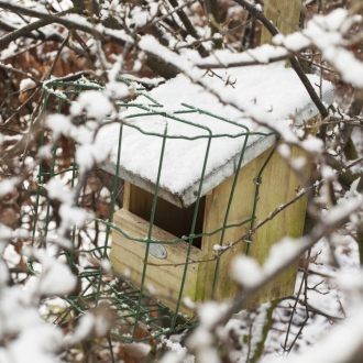 Esschert Design Nistkasten Rotkelchen - Vogelhaus für Rotkehlchen NKVV