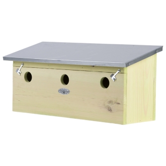 Esschert Design Nistkasten Spatzenvilla horizontal - Vogelhaus für Spatzen