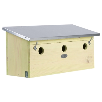Esschert Design Nistkasten Spatzenvilla horizontal - Vogelhaus für Spatzen