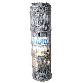 hadra 50m Wildzaun Typ 100/8/15, verzinkt, 100cm, Schafzaun, Schafdraht, Knotengeflecht