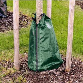 Baum-Bewässerungssack 75 Liter, PVC, grün, Langzeitbewässerung, Baumsack, Gießsack