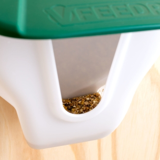 Geflügel-Futterautomat V-Feedr 2,5kg, Futterspender für Hühner und Geflügel