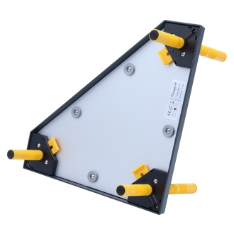 Küken Eck-Wärmeplatte Comfort 30x30cm, 13 Watt, Dreieck-Heizplatte für die Kükenaufzucht