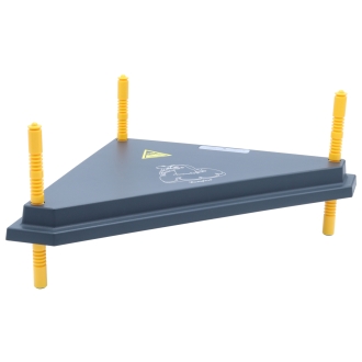 Küken Eck-Wärmeplatte Comfort 40x40cm, 24 Watt, Dreieck-Heizplatte für die Kükenaufzucht