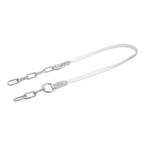 Nylonband einlagig 180cm, Hängenylon mit Ketten und Beschlägen, zur Viehanbindung