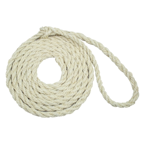 10x Viehtransportstrick Sisal, Ø10mm, 300cm, große Schlaufe, Sisalstrick für Viehtransporte