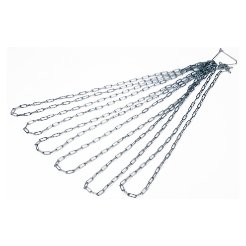 10m Kette 8mm, verzinkt, Meterkette, Verlängerungskette, Anbindekette, gerade C-Glieder