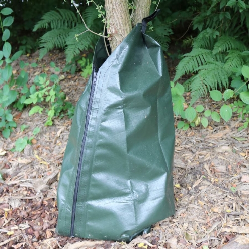 Baum-Bewässerungsbeutel "Grüner Jan" Material PE, Füllmenge 75 ltr.