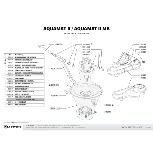 La Buvette Pumpenwanne für Weidepumpe AQUAMAT II, Ersatzteil-Nr. 4130811