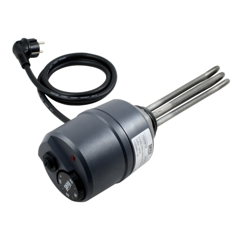 Suevia Einschraubheizkörper 3000W, 230V (Stecker schwarz) für Heizgerät Mod. 303 - 102.0878