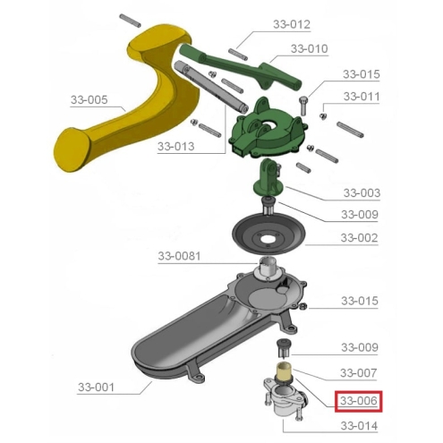 OASE Krümmerdichtung für Weidepumpe 75 und 75-E, Ersatzteil Nr. 010-020
