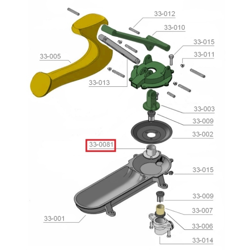 OASE Membranteller Kunststoff für Weidepumpe 75, Ersatzteil-Nr. 010-802