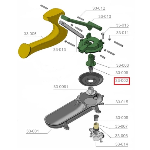 OASE Nachbau Membrane Ø23cm für Weidepumpe 75