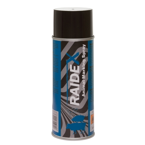 Raidex Viehzeichenspray 400ml Blau, Markierungsspray zur Kennzeichnung von Tieren