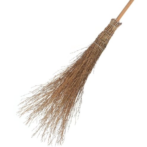 Bambusbesen 220cm, Bambus-Reisigbesen, Hexenbesen, Reiserbesen, Bambusreisig