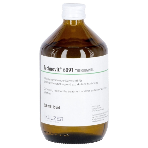 Technovit 6091, Flüssigkeit 500ml, zur Klauenbehandlung von Rindern