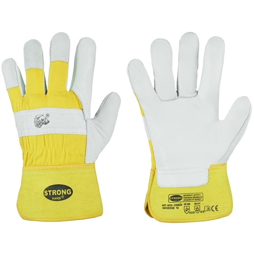 Stronghand Winter Arbeitshandschuhe Eisbär - Rindsleder Handschuhe - Größe 10/XL