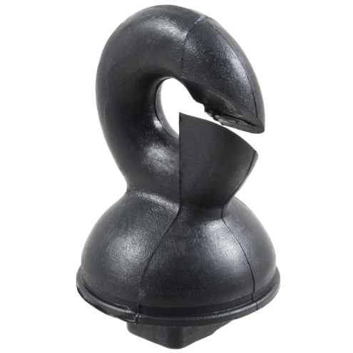 25x Zusatzisolator in Ringform, Zweitisolator für ovale Metallpfähle