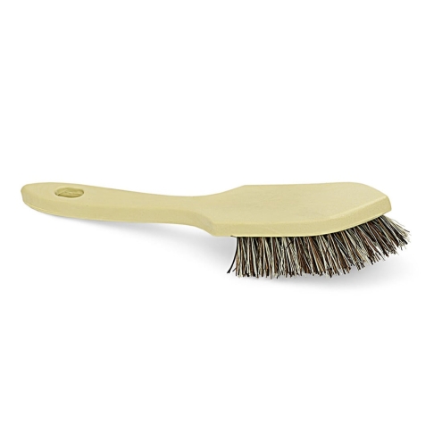 Stielbürste 28cm, Union, mit Kranzbart, besonders hart, Eckenbürste, Handbürste