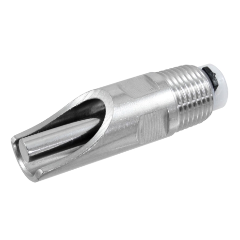 Beißnippel STANDARD-LINE 1/2 Zoll, 63mm, NIRO, mit dünnem Druckkegel für Mastschweine und Kälber