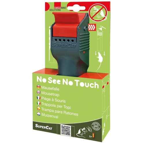 Swissinno Mausefalle No See No Touch, mit Naturköder, Kein Sehen, Kein Anfassen
