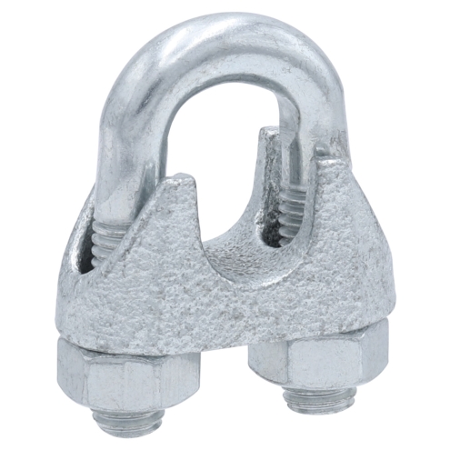 Drahtseilklemme verzinkt 13mm - 1/2 Zoll - M10 - Seilklemme DIN 741