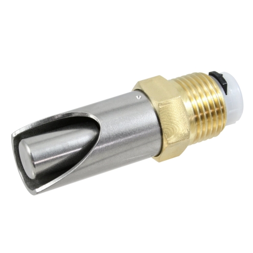 Beißnippel PREMIUM-LINE 1/2 Zoll, 60mm, NIRO, mit dickem Druckkegel für Mastschweine und Kälber