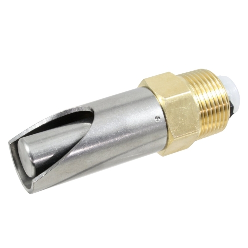 Beißnippel PREMIUM-LINE 3/4 Zoll, 80mm, NIRO, mit dickem Druckkegel für Sauen und Eber