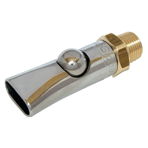 AquaGlobe Kugelbeißnippel 1/2 Zoll, 97mm, für Sauen und Rinder bis 300kg