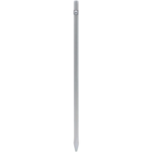 Koltec Erdstab mit Klemme, Ø12mm, 45cm, verzinkt, Erdpfahl, Erdungsstab für Weidezaungeräte