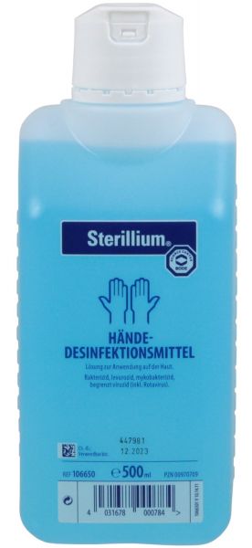 Sterillium® Händedesinfektionsmittel, 500ml Flasche, Desinfektionsmittel zum Einreiben
