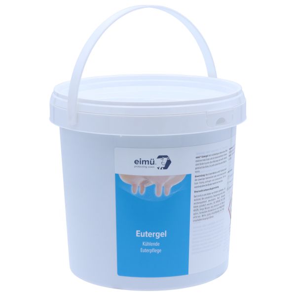 eimü® Eutergel 2,5 Liter Eimer, Pflegebalsam, kühlende Euterpflege für Kühe und Rinder