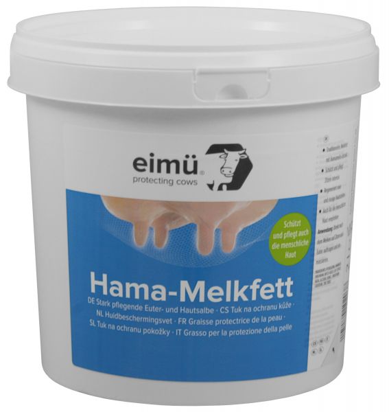 eimü® Hama-Melkfett 2 Liter Eimer, mit Hamamelis für die Euterpflege bei Rindern und Kühen