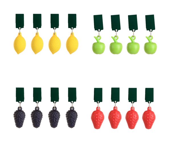 Esschert Design Tischtuchgewichte Obst TW33, 4er Set, verschiedene Designs