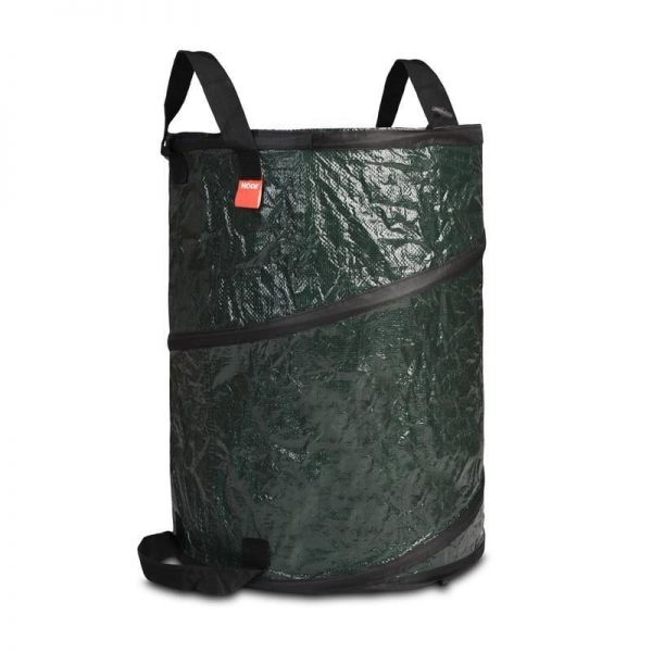 Noor® Pop-Up Laubsack M 100 Liter, Ø45x60cm, Gartensack für Laub und Gartenabfälle
