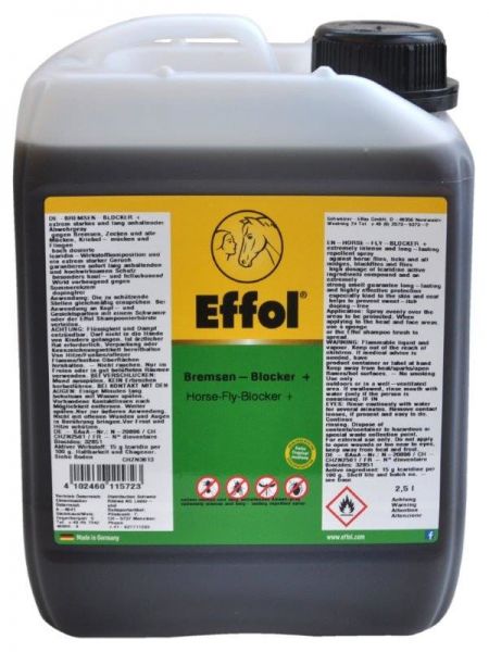 Effol® Bremsen-Blocker+ 2,5 Liter, Bremsenschutz und Fliegenabwehr für Pferde