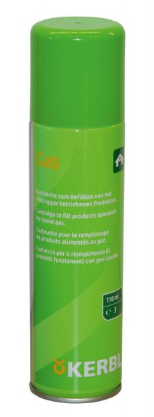 Kerbl Gaskartusche 110ml für Gasenthorner GasBuddex, Ersatzkartusche