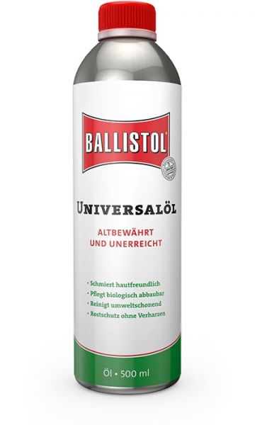 Ballistol® Universalöl 500ml Flasche, bewährtes Spezialmittel, Multifunktionsöl, Pflegeöl